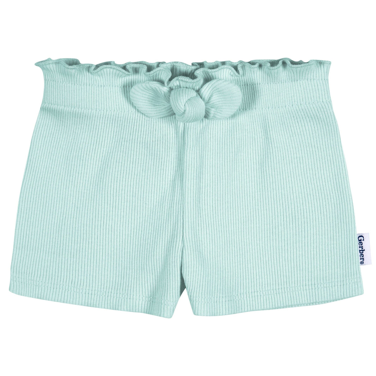 3-Pack Baby & Toddler Girls Navy/Oatmeal/Aqua Pull-On Knit Short