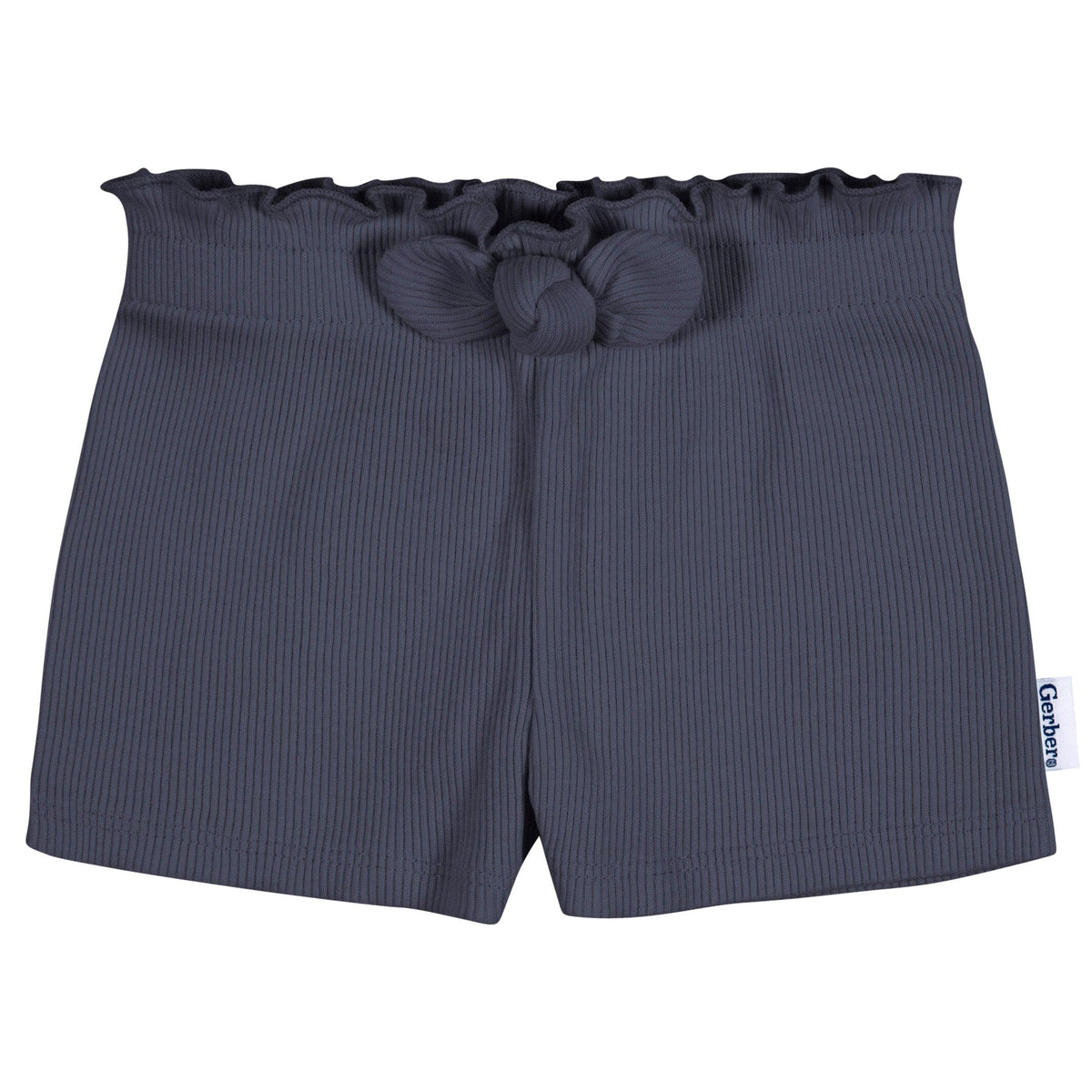 3-Pack Baby & Toddler Girls Navy/Oatmeal/Aqua Pull-On Knit Short