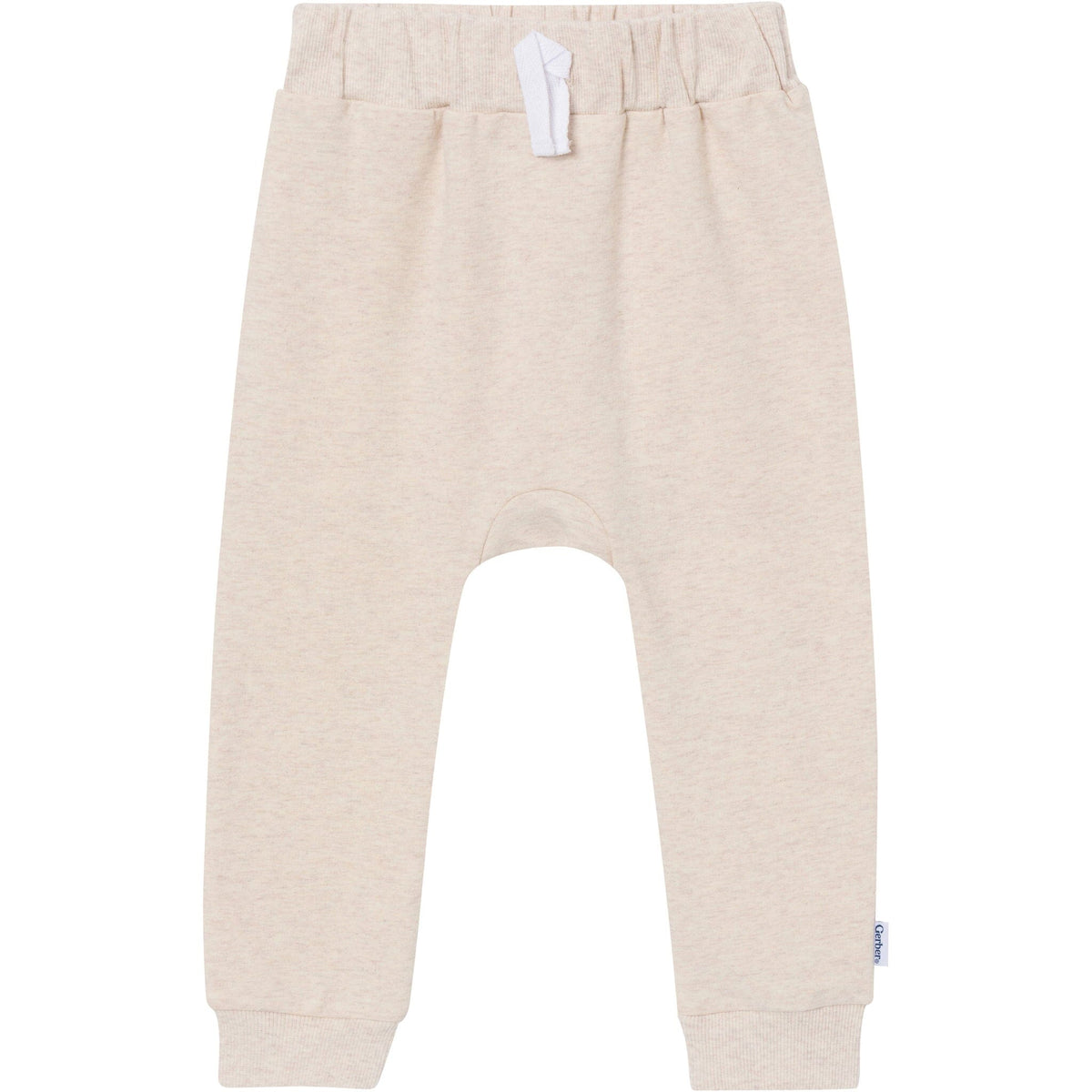 3-Pack Baby & Toddler Girls Oatmeal Joggers bottoms Gerber® 