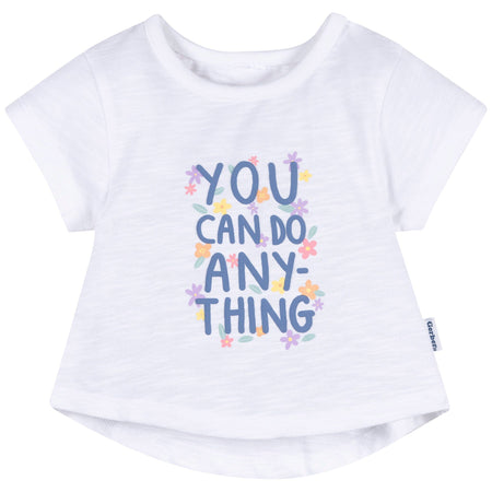 3-Pack Baby & Toddler Girls Sunshine Short Sleeve Graphic T-Shirts