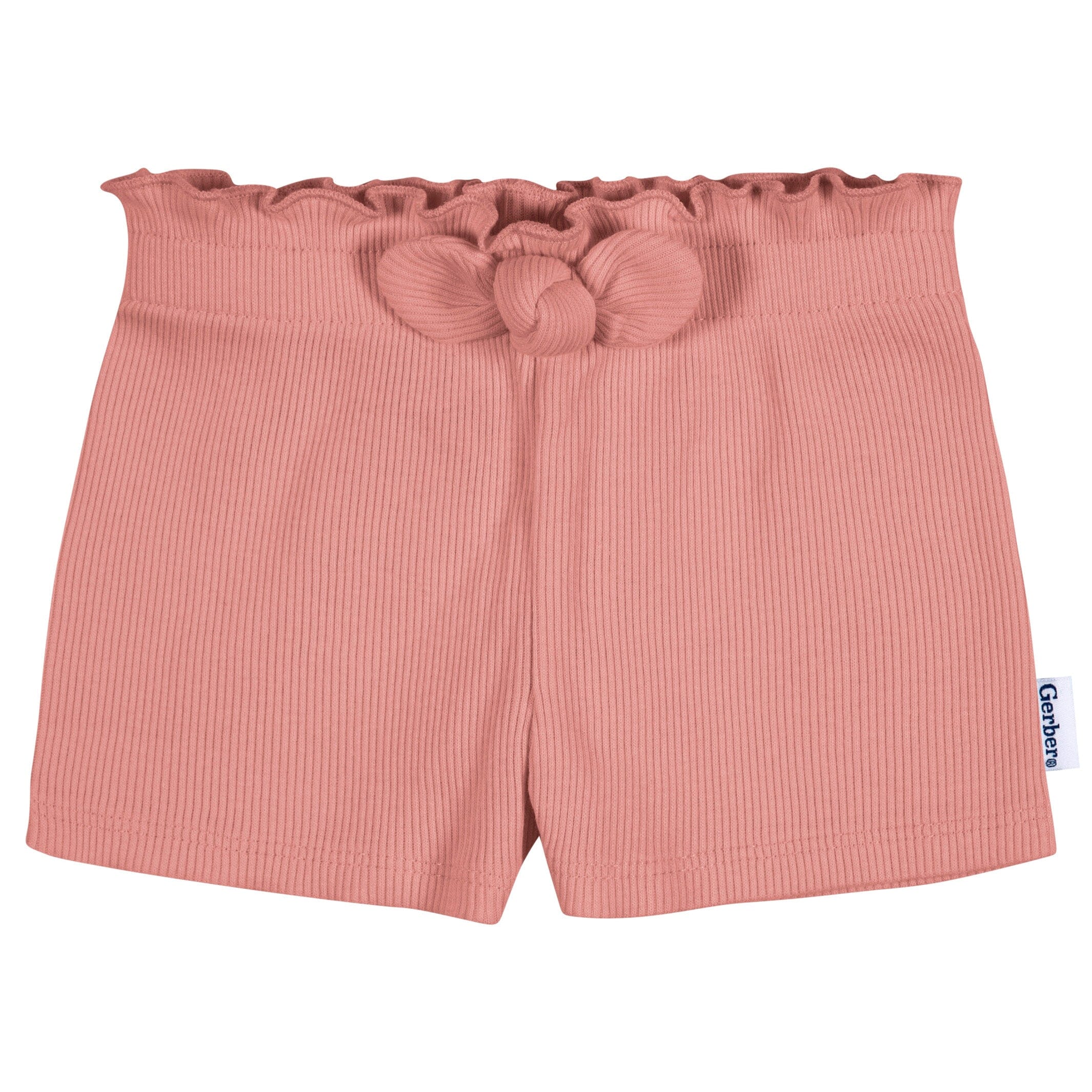 3-Pack Baby & Toddler Girls Pink/Blue Pull-On Knit Short
