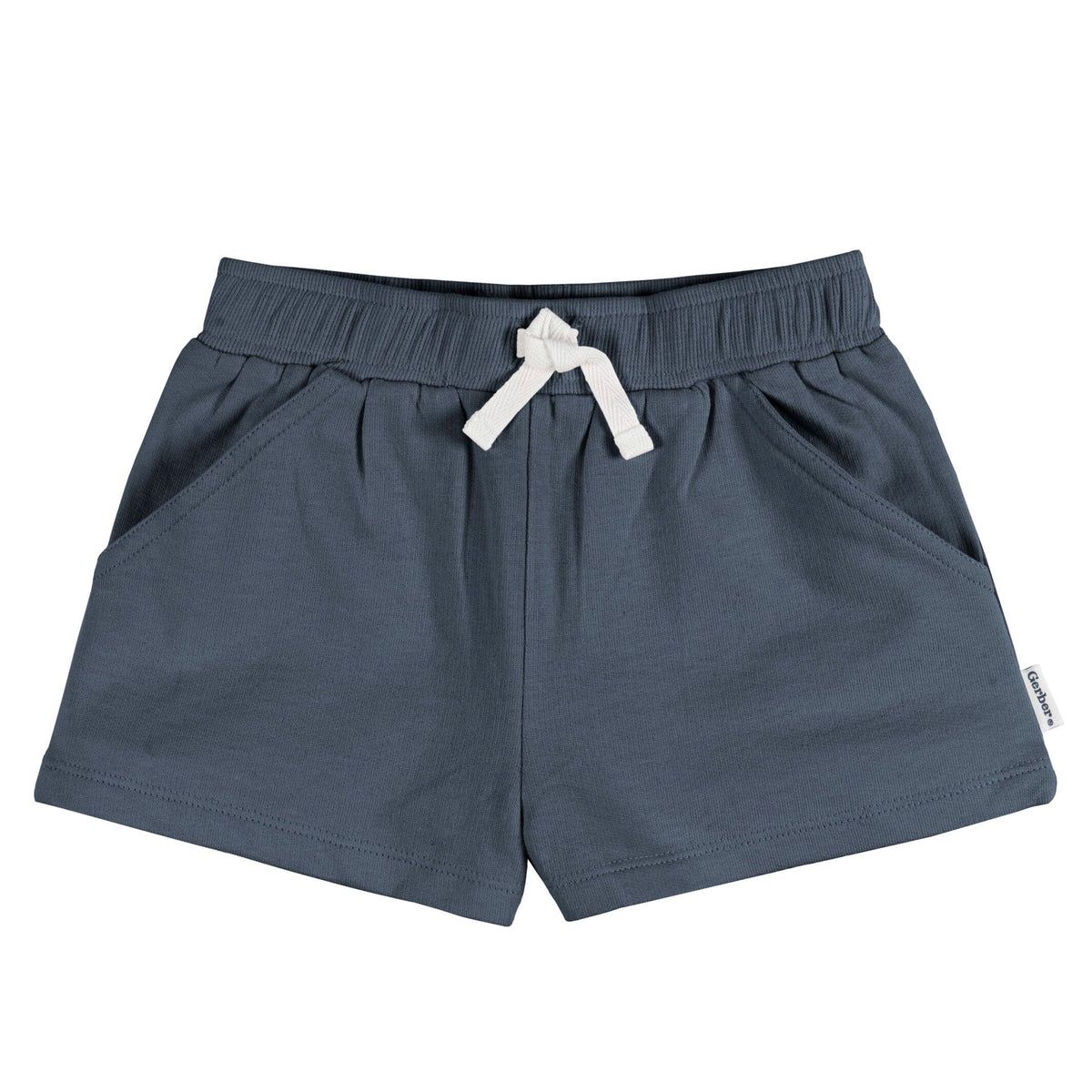 3-Pack Baby & Toddler Girls Pink/White/Navy Knit Short
