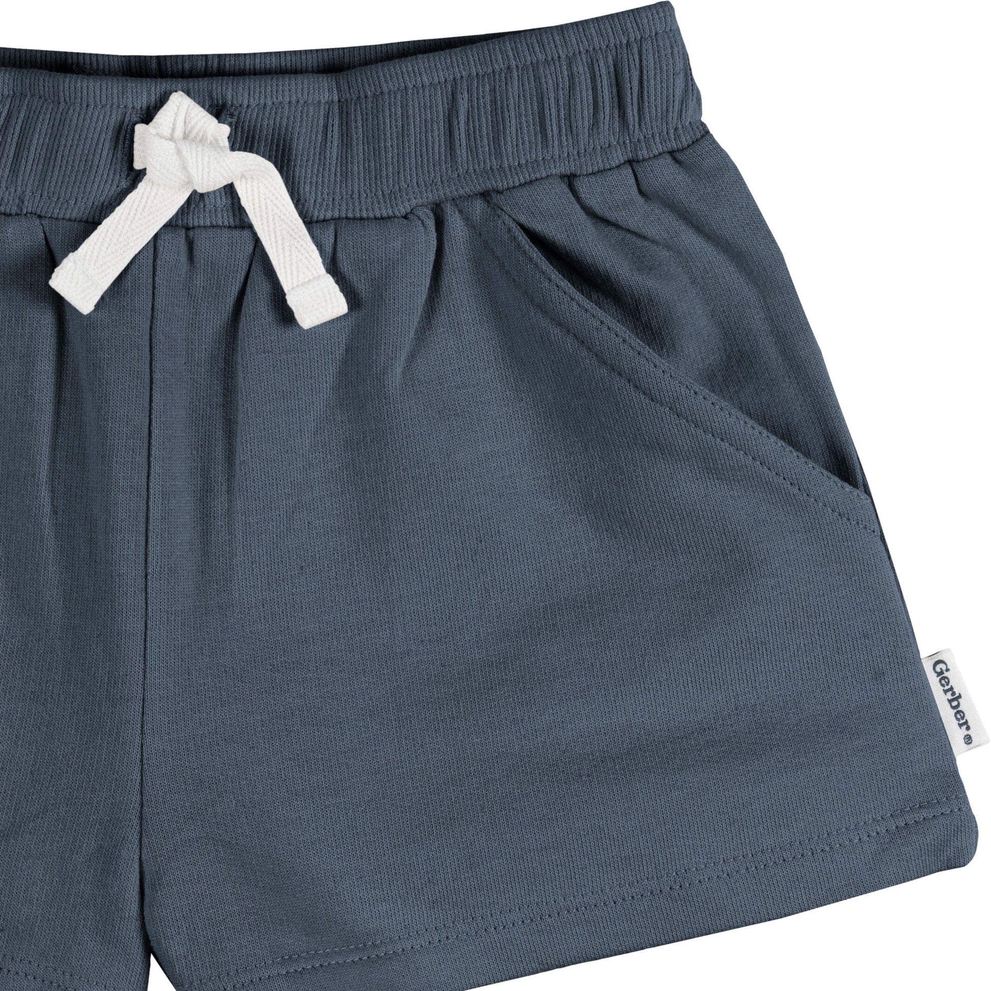 3-Pack Baby & Toddler Girls Pink/White/Navy Knit Short