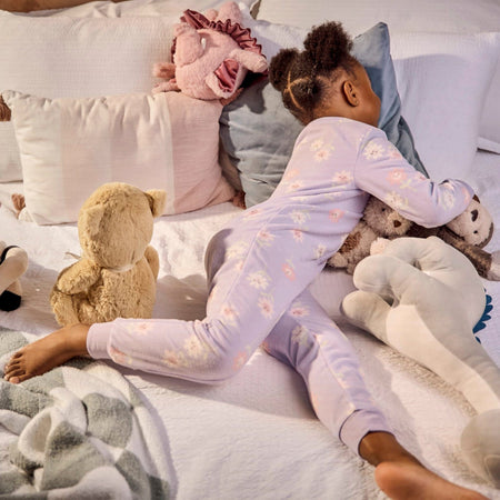 3-Pack Infant & Toddler Girls Princess Footless Fleece Pajamas