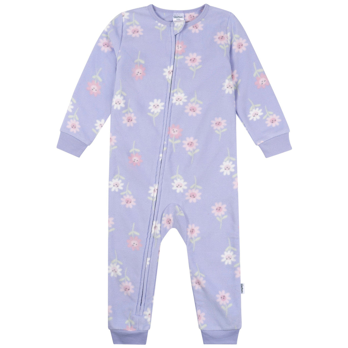 3-Pack Baby & Toddler Girls Princess Footless Fleece Pajamas Sleepwear Gerber® 