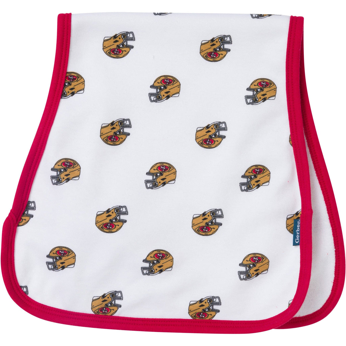 3-Pack Baby Neutral 49Ers Bibs and Burp Cloth Set NFL NFL 