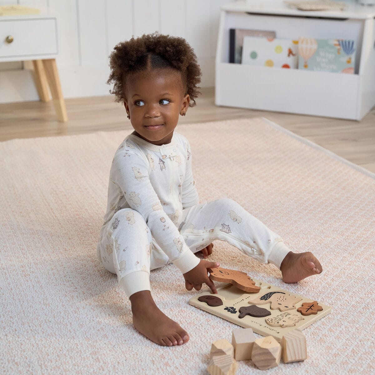 3-Pack Baby & Toddler Neutral Bear Snug Fit Footless Pajamas sleepwear Gerber® 
