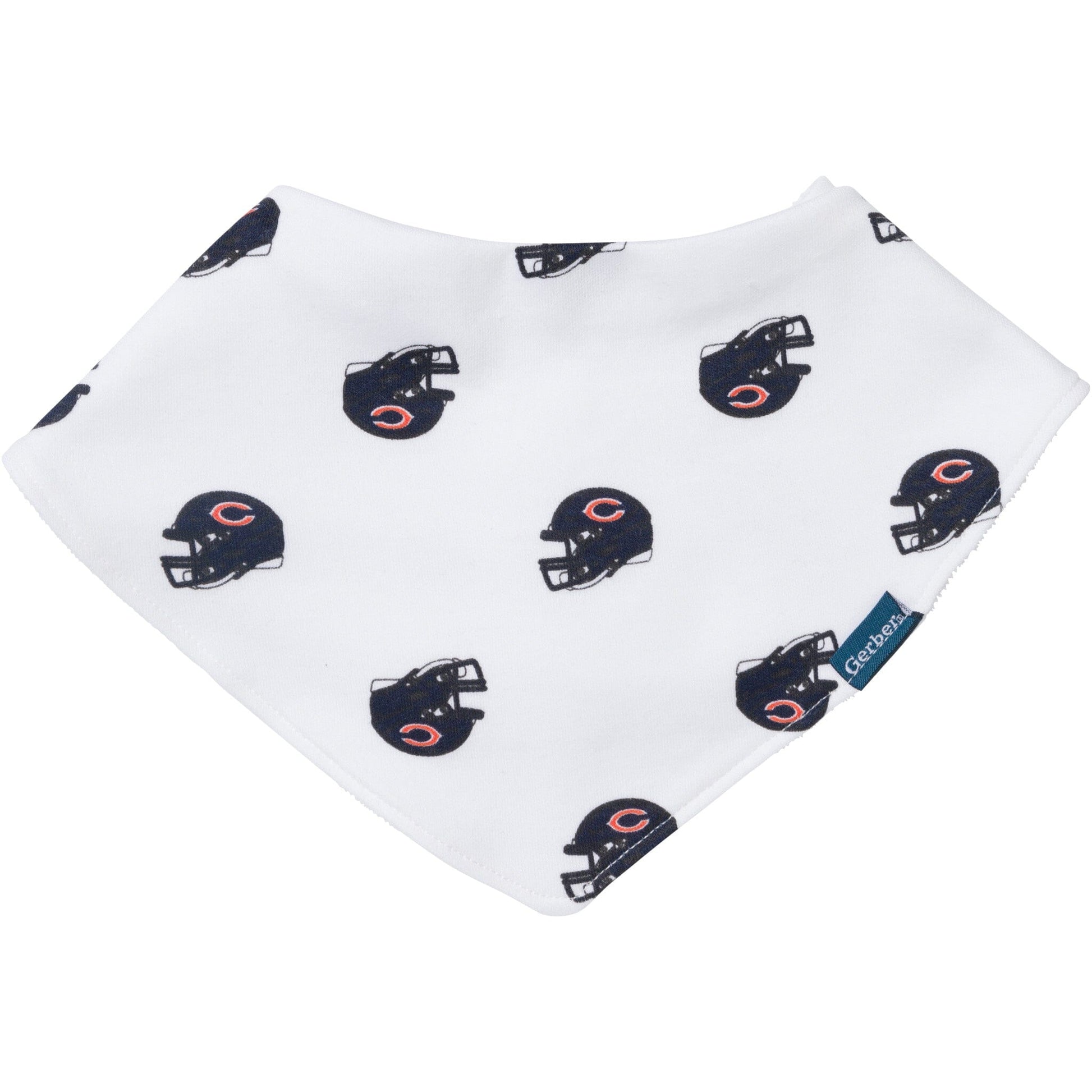 3-Pack Baby Neutral Chicago Bears Bibs and Burp Cloth Set NFL NFL 