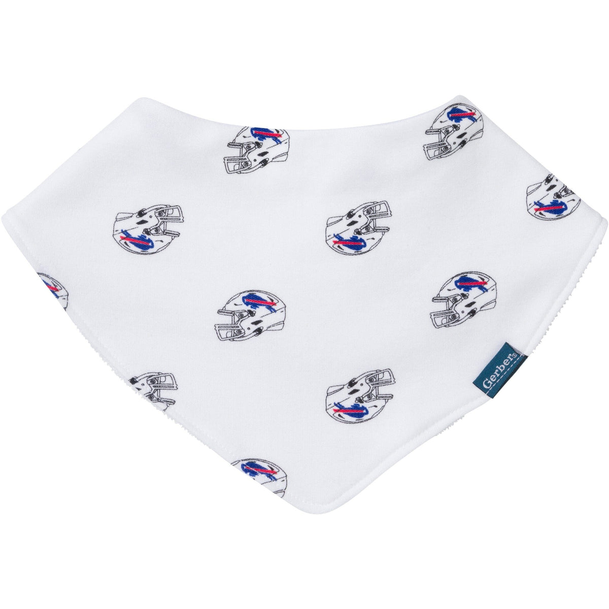 3-Pack Baby Neutral Buffalo Bills Bibs and Burp Cloth Set NFL NFL 