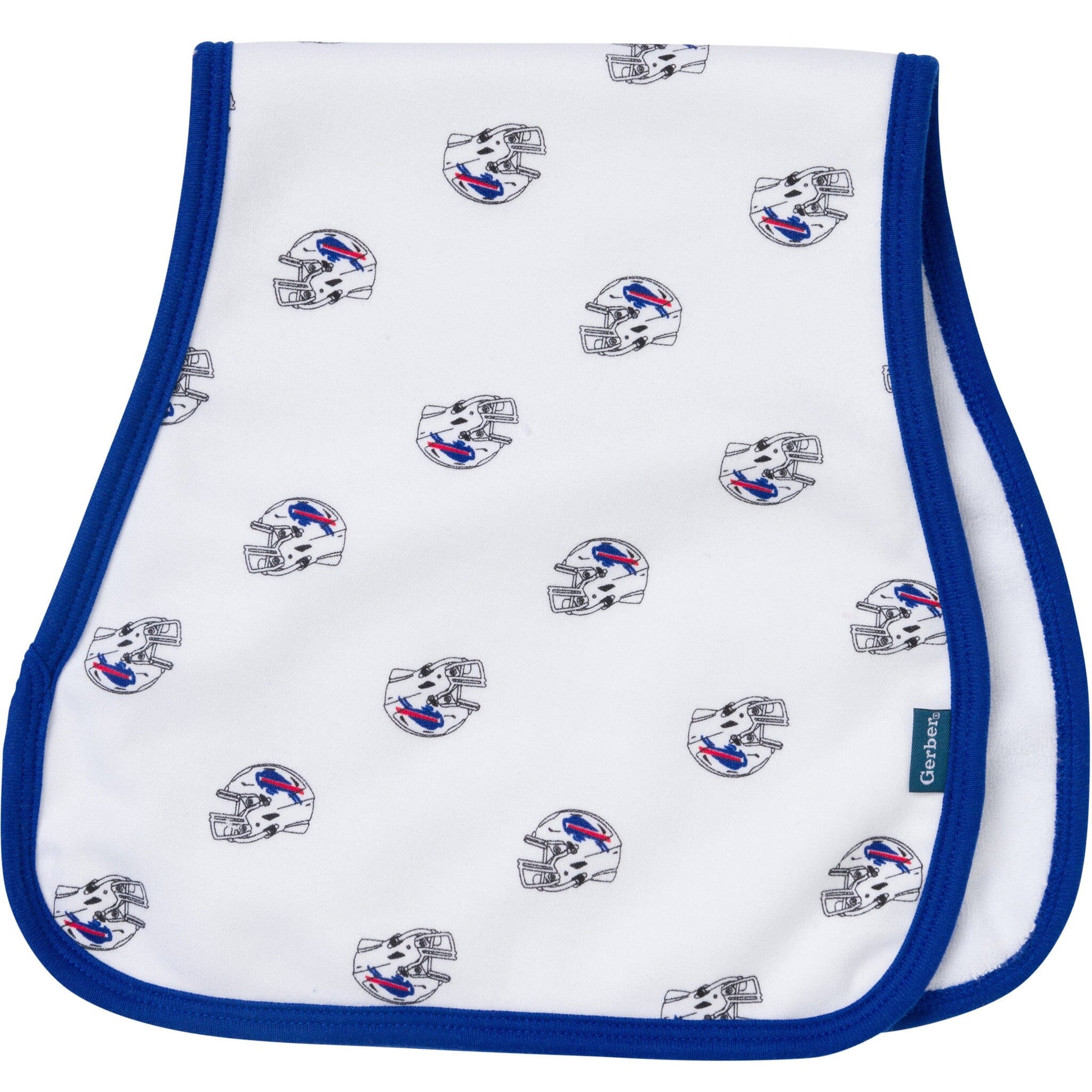 3-Pack Baby Neutral Buffalo Bills Bibs and Burp Cloth Set NFL NFL 