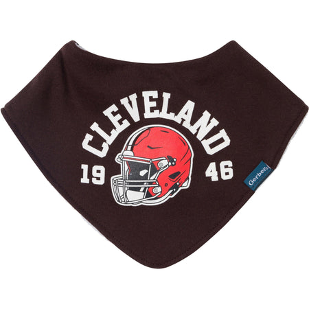 3-Piece Baby Cleveland Browns Bibs and Burp Cloth Set