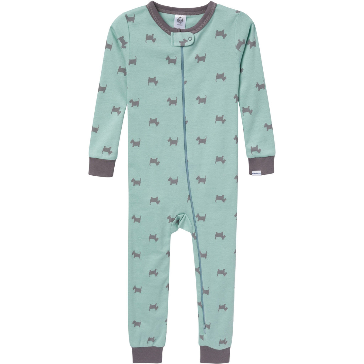3-Pack Baby & Toddler Neutral Dog Snug Fit Footless Pajamas
