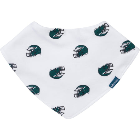 3-Piece Baby Philadelphia Eagles Bibs and Burp Cloth Set
