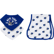 3-Pack Baby Neutral New York Giants Bibs and Burp Cloth Set NFL NFL 