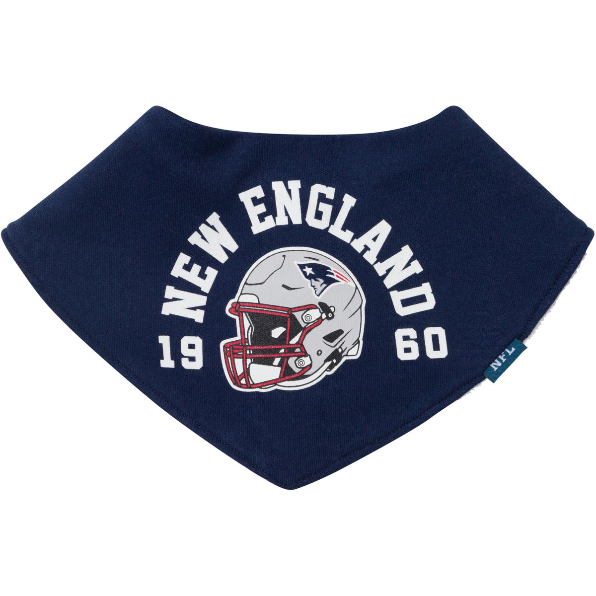 3-Pack Baby Neutral New England Patriots Bibs and Burp Cloth Set NFL NFL 