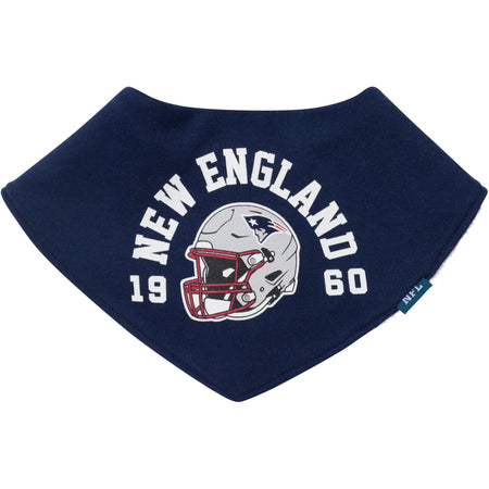 3-Piece Baby New England Patriots Bibs and Burp Cloth Set