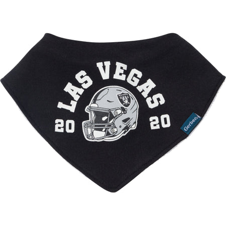 3-Piece Baby Las Vegas Raiders Bibs and Burp Cloth Set