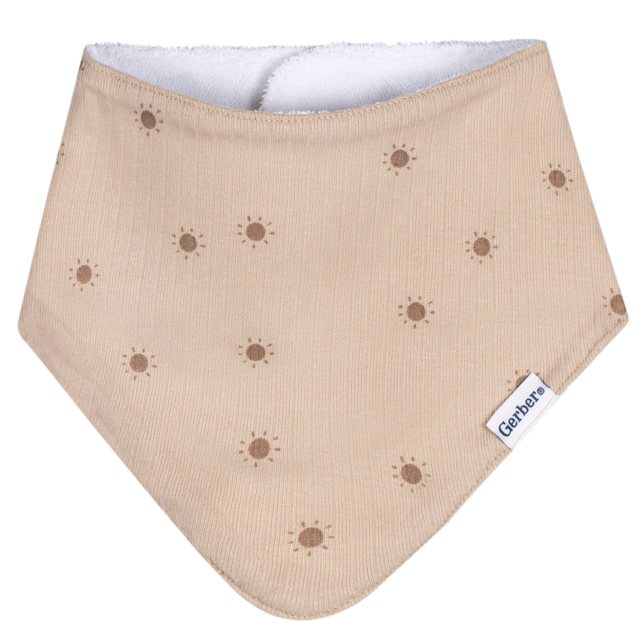 3-Pack Baby Neutral Safari Bandana Bib Bibs & Burp Cloths Gerber® 