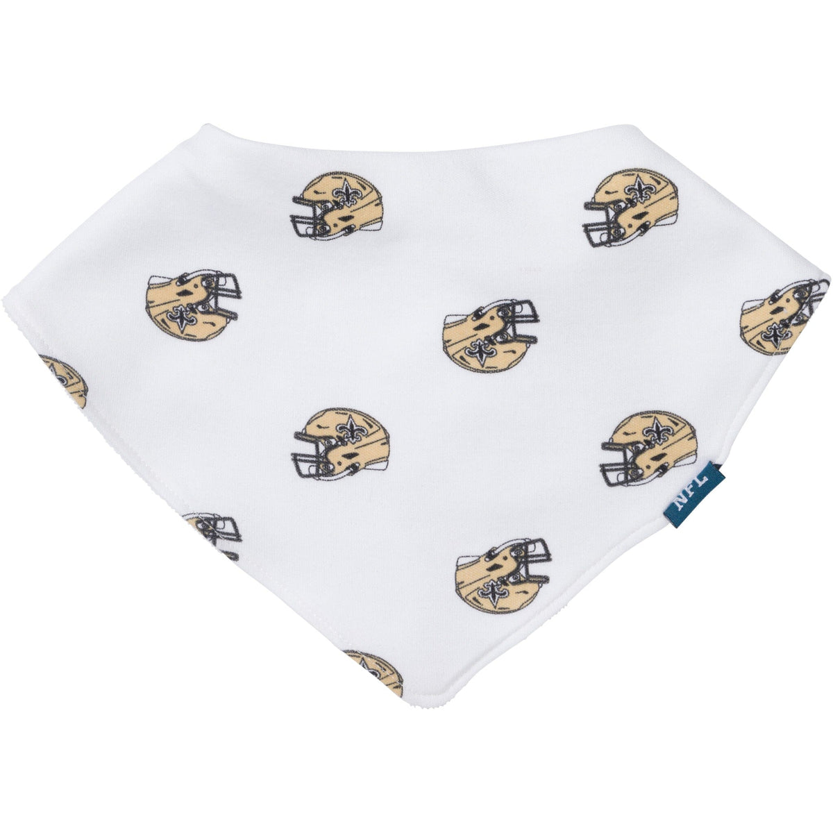 3-Pack Baby Neutral New Orleans Saints Bibs and Burp Cloth Set NFL NFL 