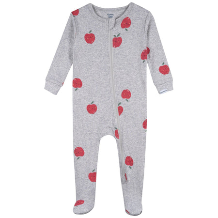 3-Pack Baby & Toddler Neutral Classroom Snug Fit Footed Pajamas
