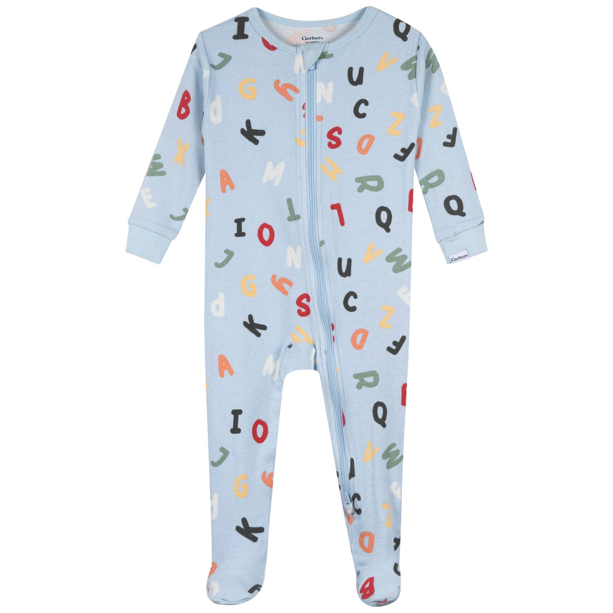 3-Pack Baby & Toddler Neutral Classroom Snug Fit Footed Pajamas sleepwear Gerber® 