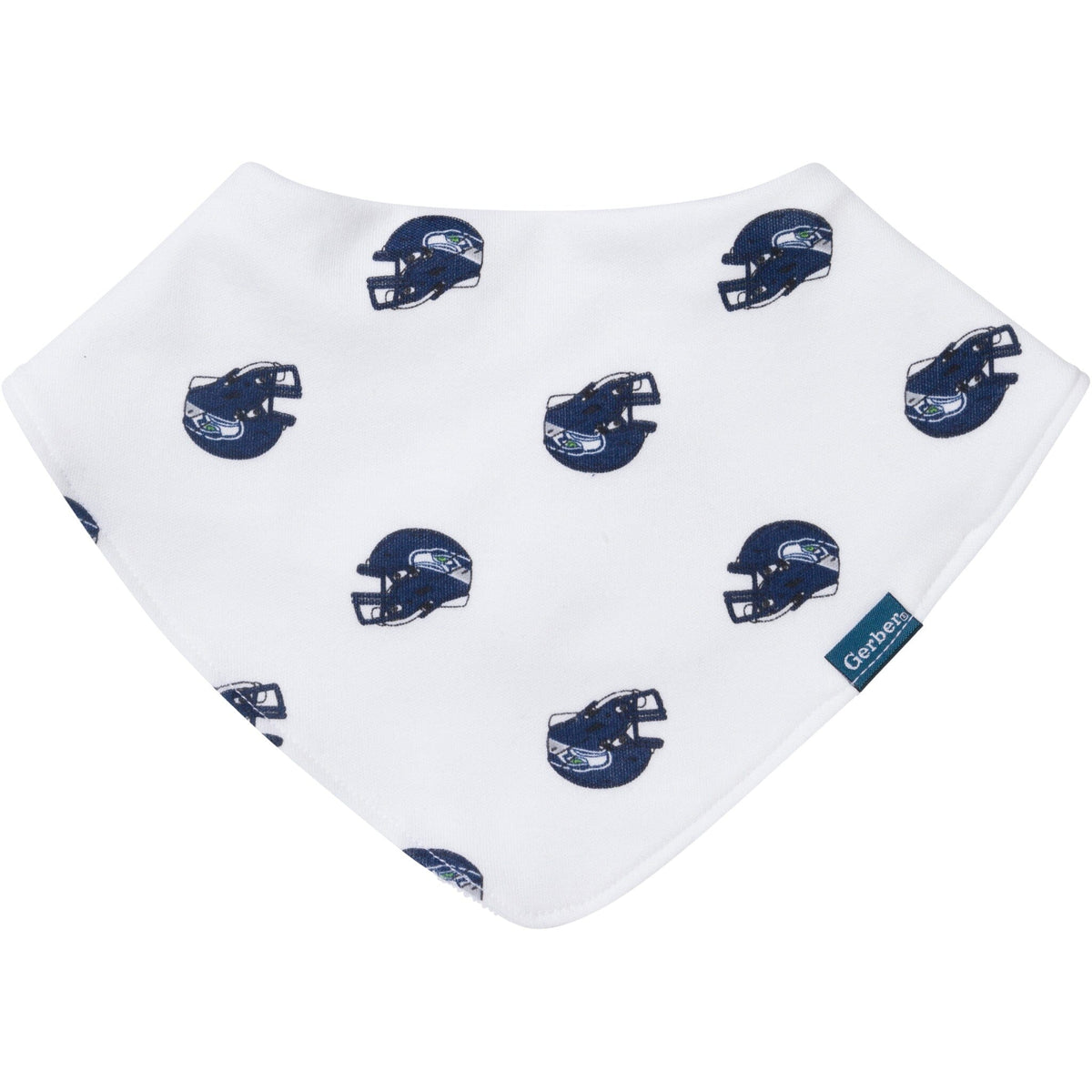 3-Pack Baby Neutral Seattle Seahawks Bibs and Burp Cloth Set NFL NFL 