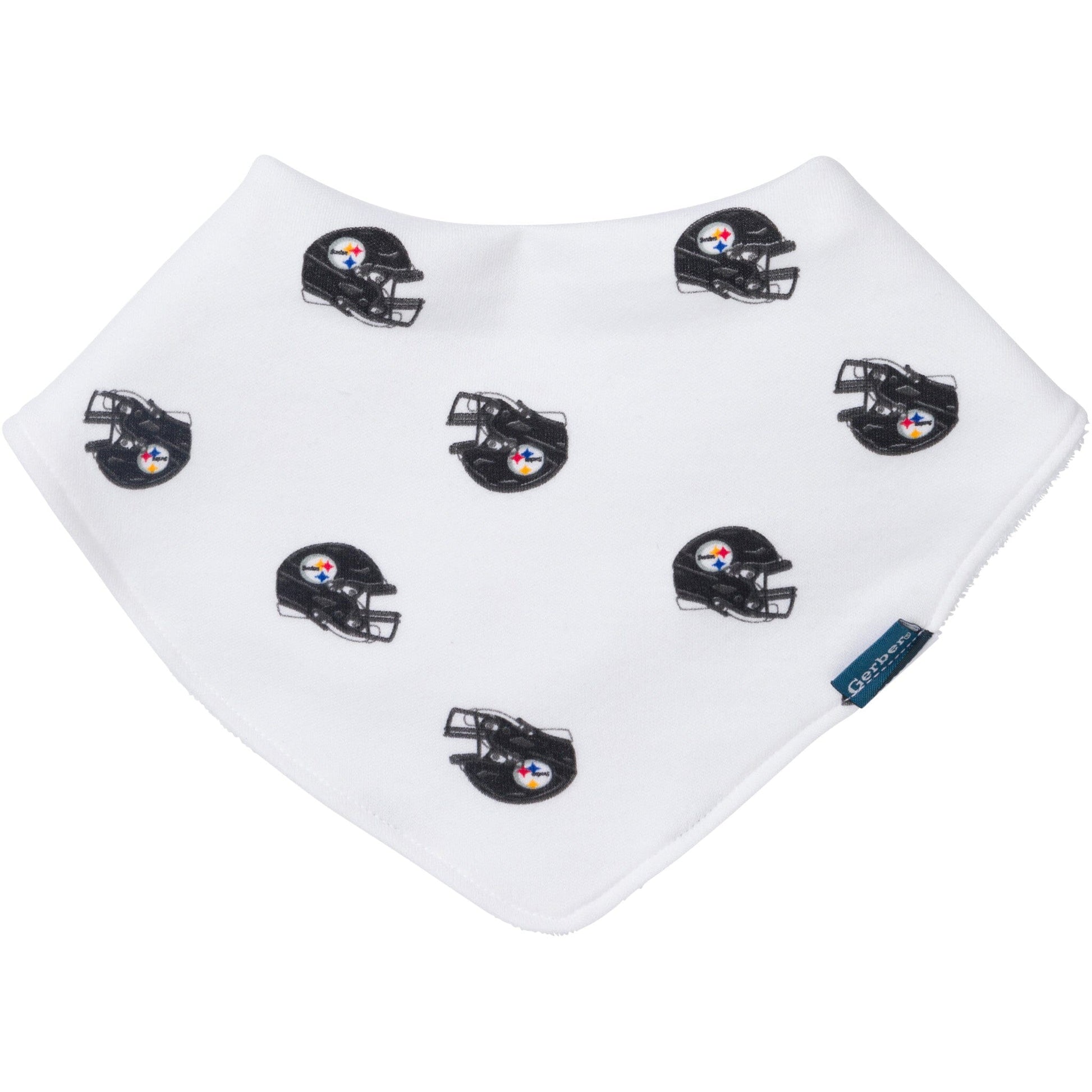 3-Pack Baby Neutral Pittsburgh Steelers Bibs and Burp Cloth Set NFL NFL 