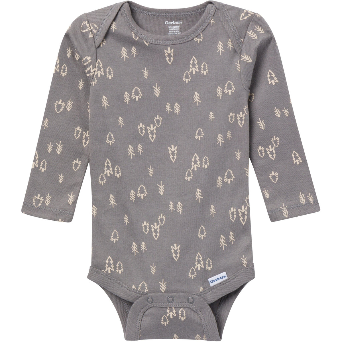 3-Pack Baby Boys Born To Be Wild Long Sleeve Onesies® Bodysuits Onesies Bodysuits Gerber® 