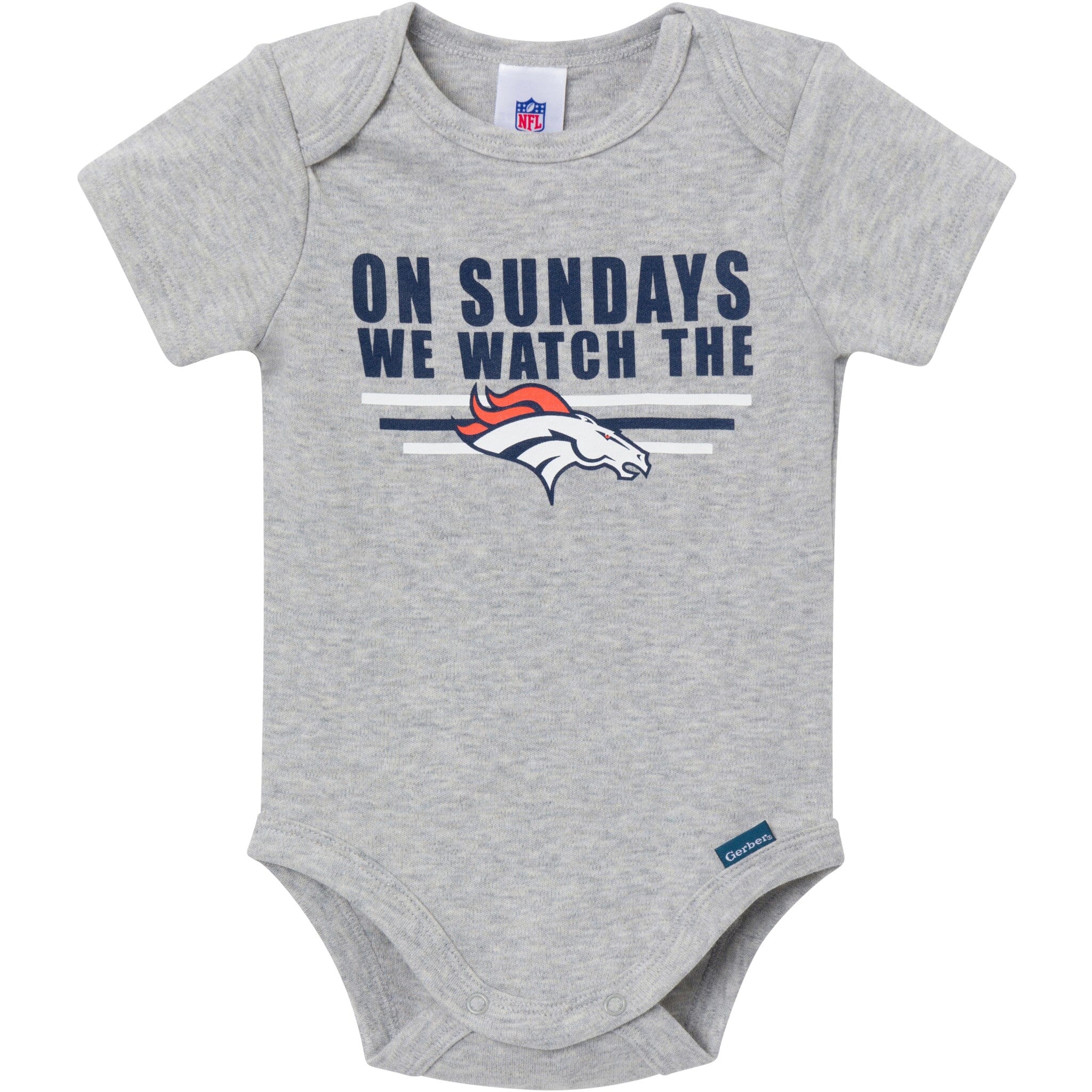 3-Pack Baby Boys Denver Broncos Bodysuit Set NFL NFL 