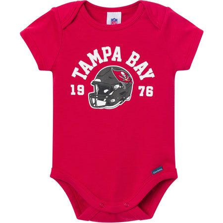 3-Pack Baby Boys Tampa Bay Buccaneers Short Sleeve Bodysuits