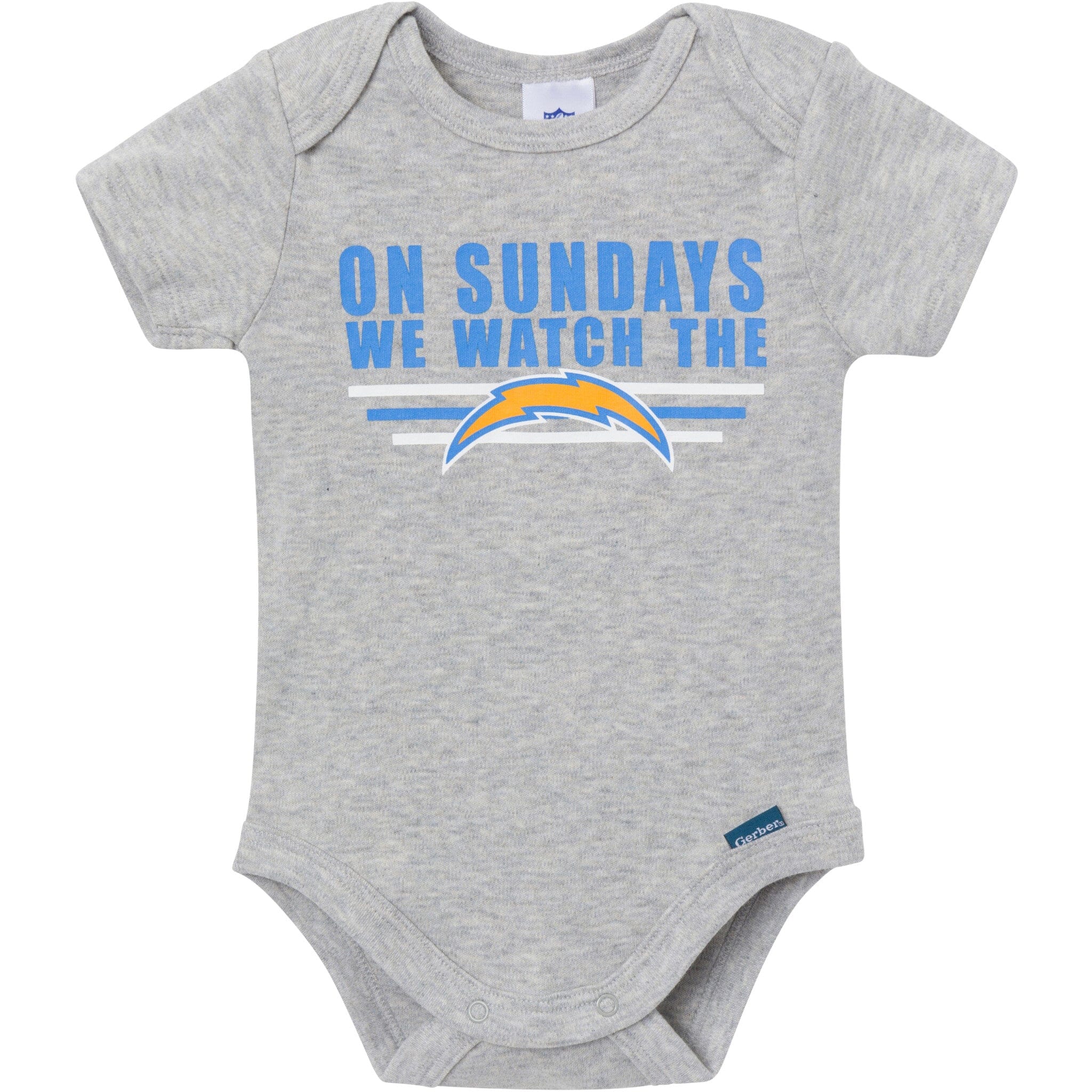 3-Pack Baby Boys Los Angeles Chargers Bodysuit Set NFL NFL 