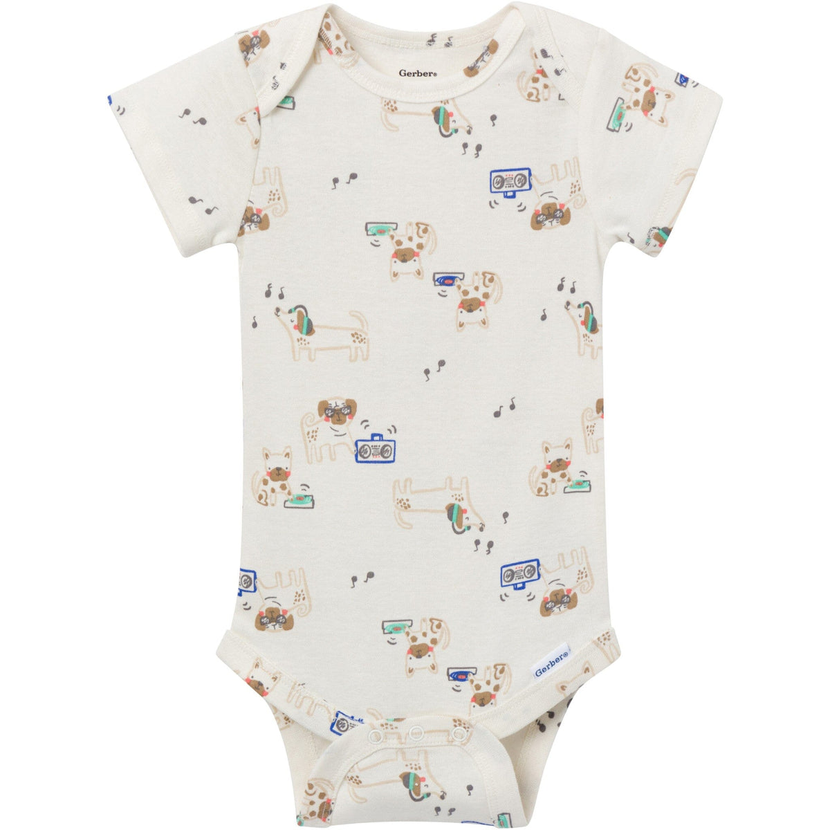 3-Pack Baby Boys Cool Dude Short Sleeve Onesies® Bodysuits Onesies Bodysuits Gerber® 