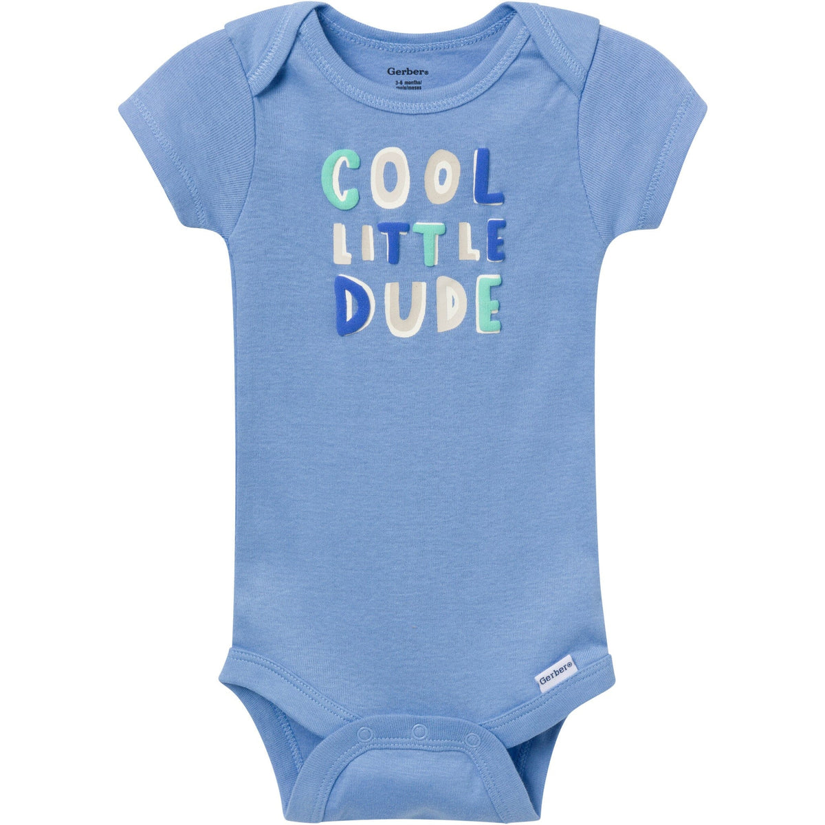 3-Pack Baby Boys Cool Dude Short Sleeve Onesies® Bodysuits Onesies Bodysuits Gerber® 