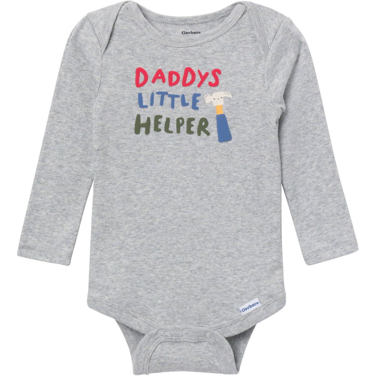 3-Pack Baby Boys Daddy'S Little Helper Long Sleeve Onesies® Bodysuits Onesies Bodysuits Gerber® 