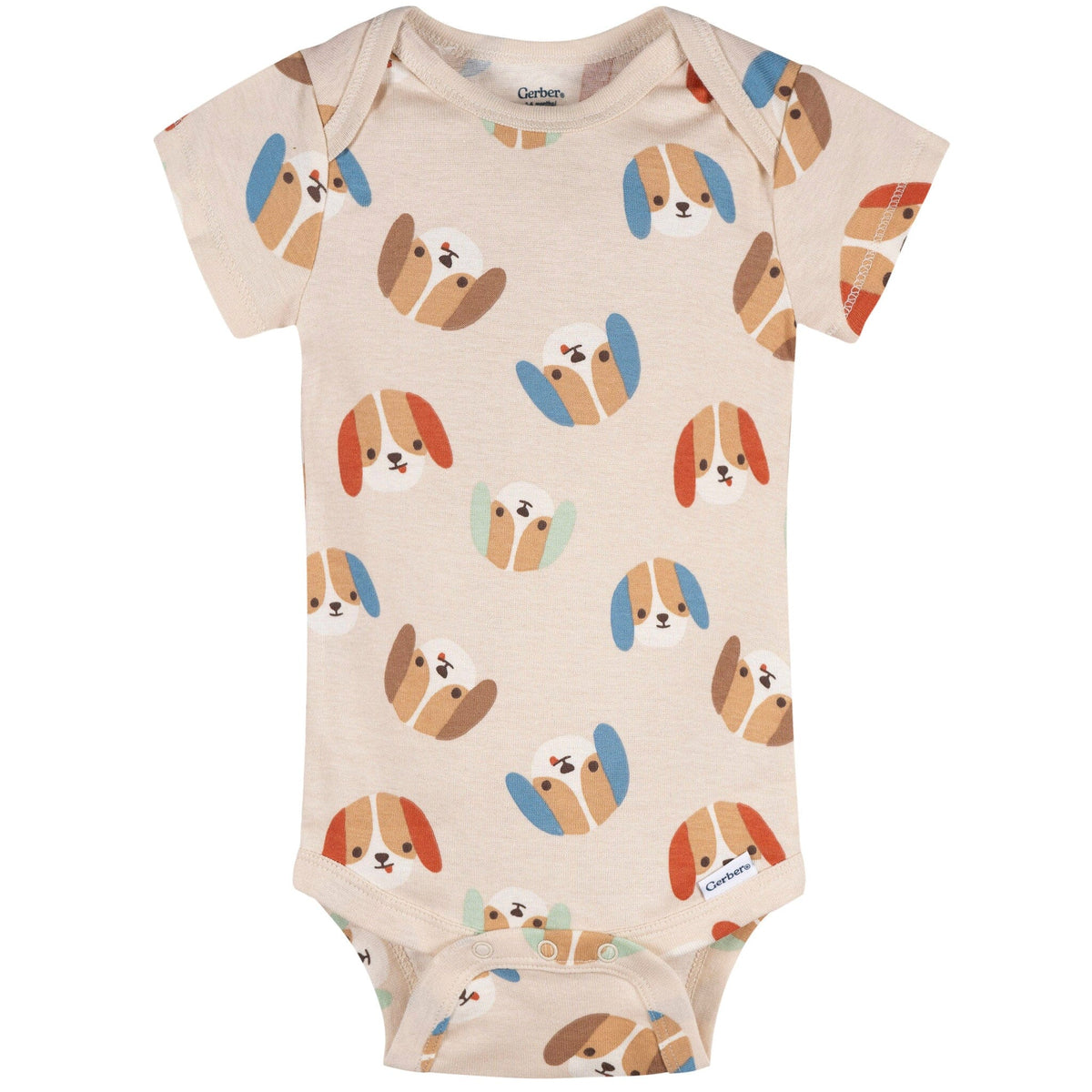 3-Pack Baby Boys Dog Dude Short Sleeve Onesies® Bodysuits Onesies Bodysuits Gerber® 