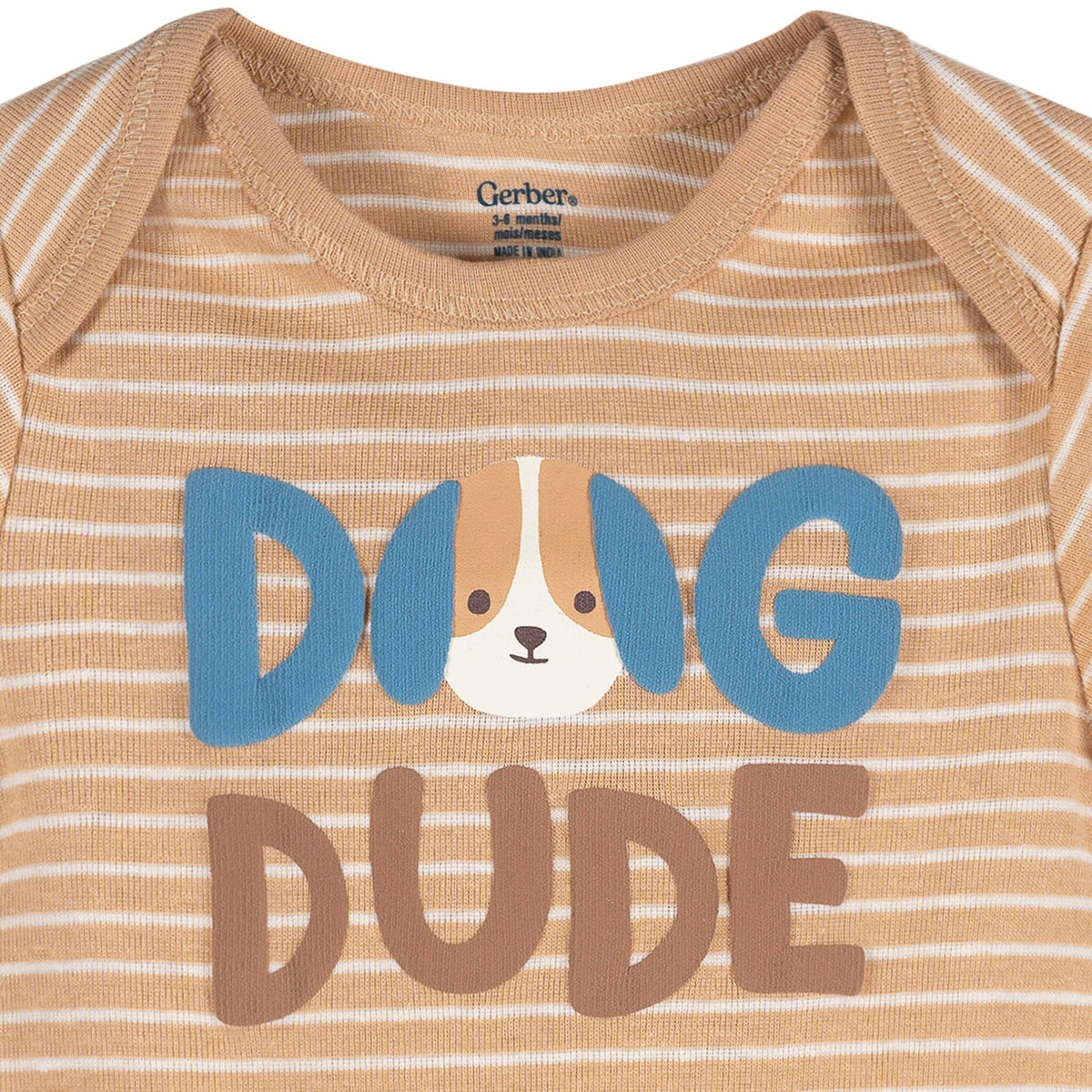 3-Pack Baby Boys Dog Dude Short Sleeve Onesies® Bodysuits Onesies Bodysuits Gerber® 