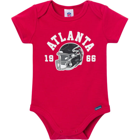 3-Pack Baby Boys Atlanta Falcons Short Sleeve Bodysuits