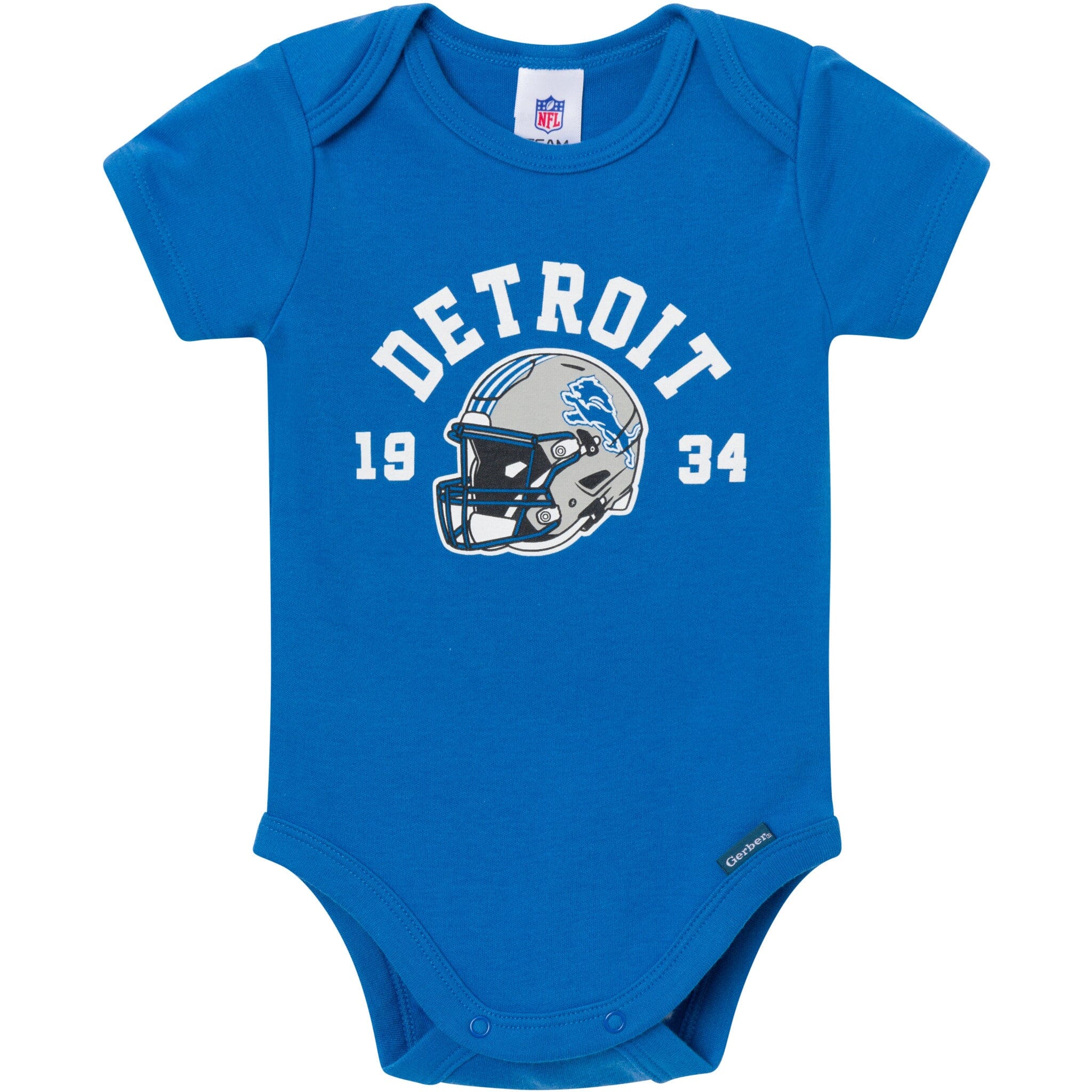 3-Pack Baby Boys Detroit Lions Bodysuit Set Onesies Bodysuits NFL 