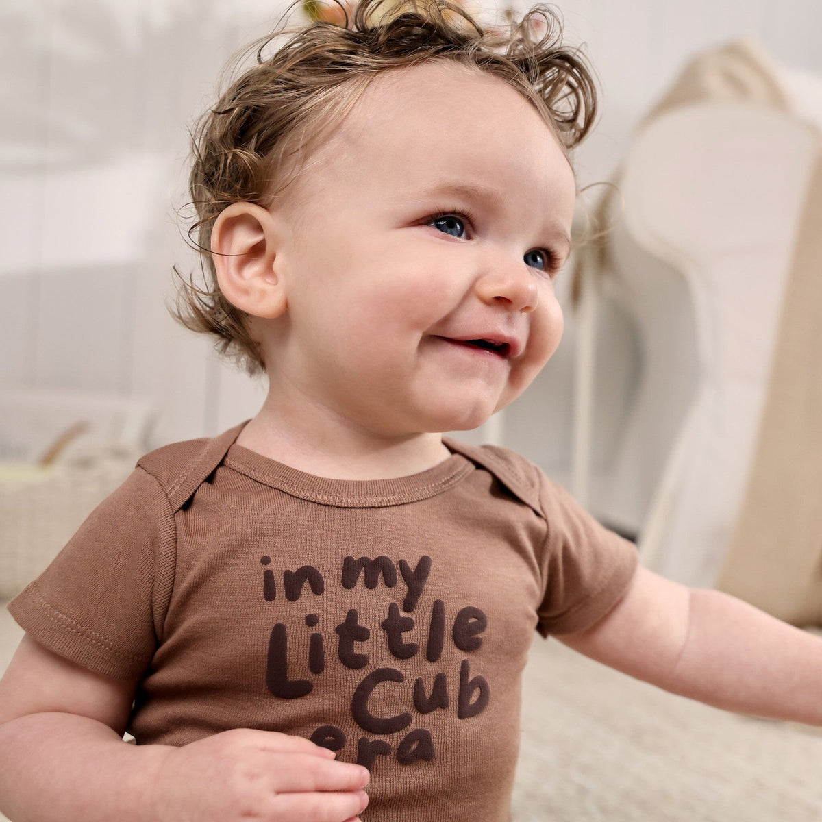 3-Pack Baby Boys Little Cub Short Sleeve Onesies® Bodysuits Onesies Bodysuits Gerber® 