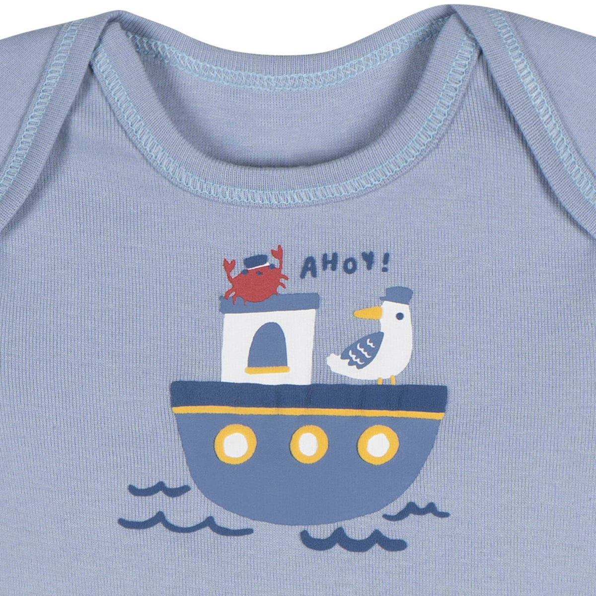 3-Pack Baby Boys Little Lighthouse Short Sleeve Onesies® Bodysuits Onesies Bodysuits Gerber® 