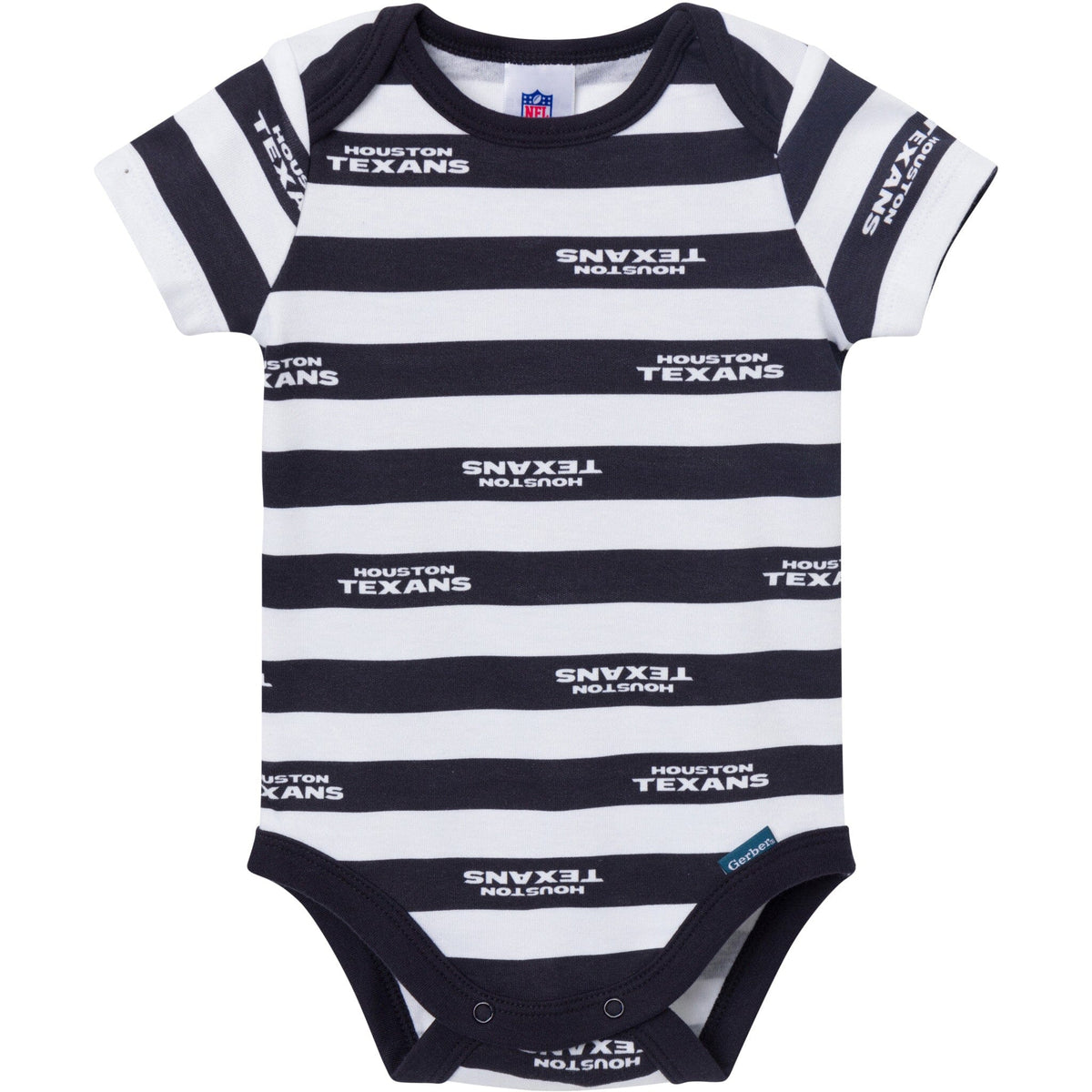 3-Pack Baby Boys Houston Texans Bodysuit Set Onesies Bodysuits NFL 