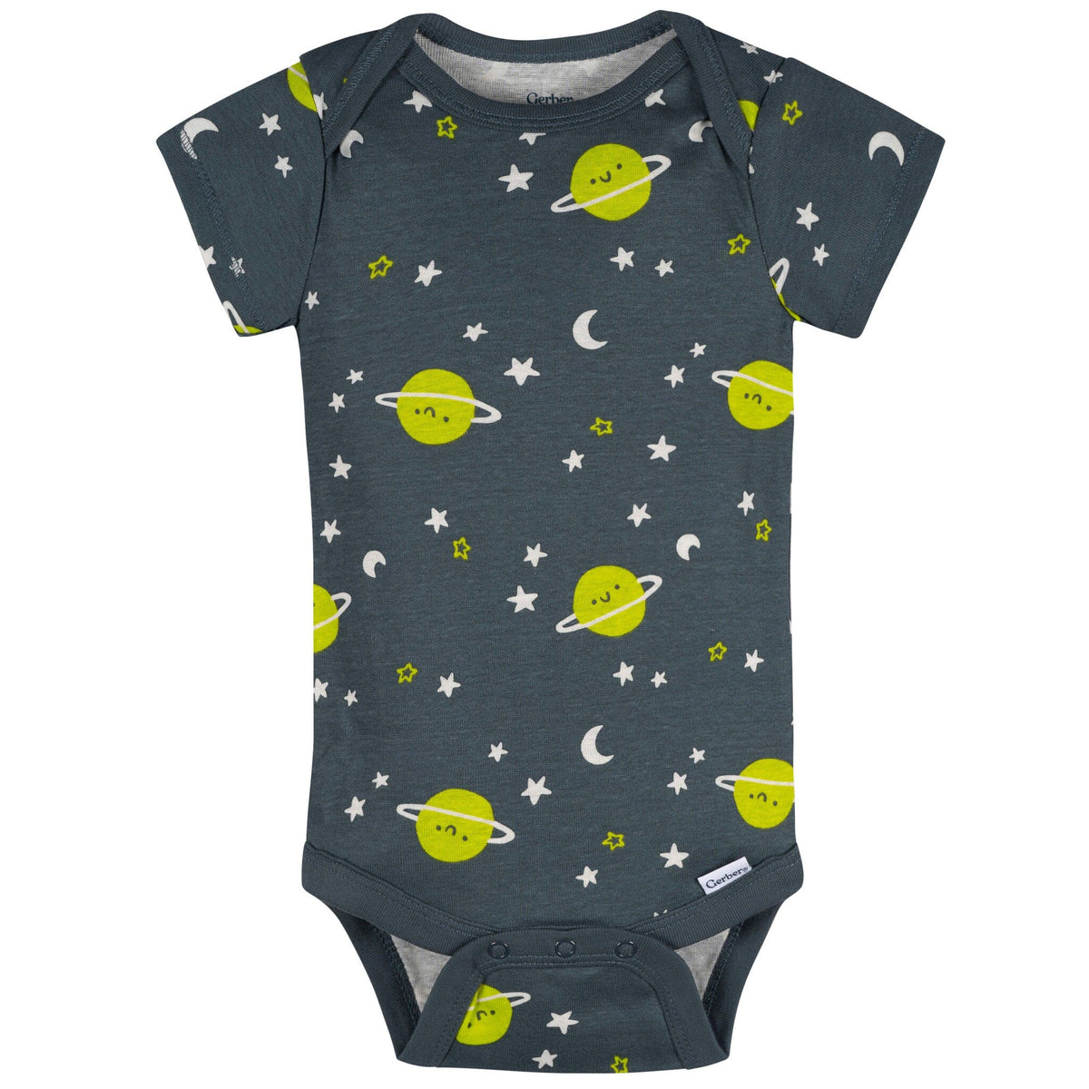 3-Pack Baby Boys Tiny Explorer Short Sleeve Onesies® Bodysuits Onesies Bodysuits Gerber® 
