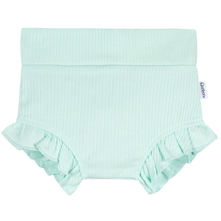 3-Pack Baby Girls Aqua, Grey & Purple Bubble Shorts
