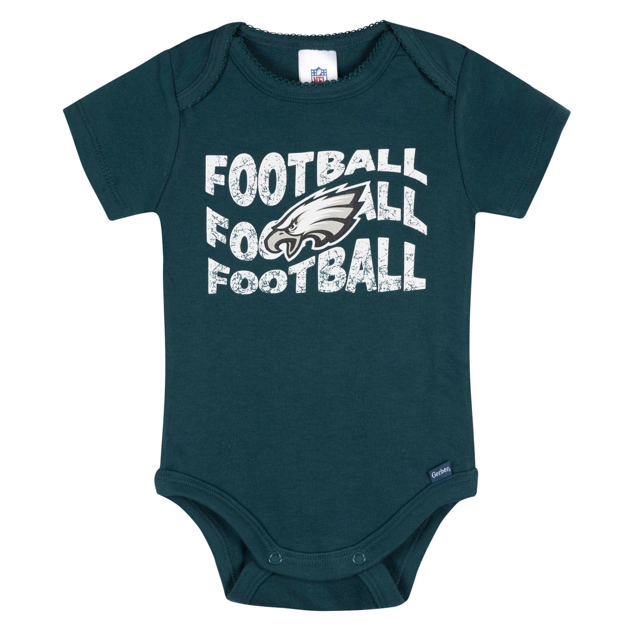 3-Pack Baby Girls Philidelphia Eagles Bodysuit Set Onesies Bodysuits NFL 