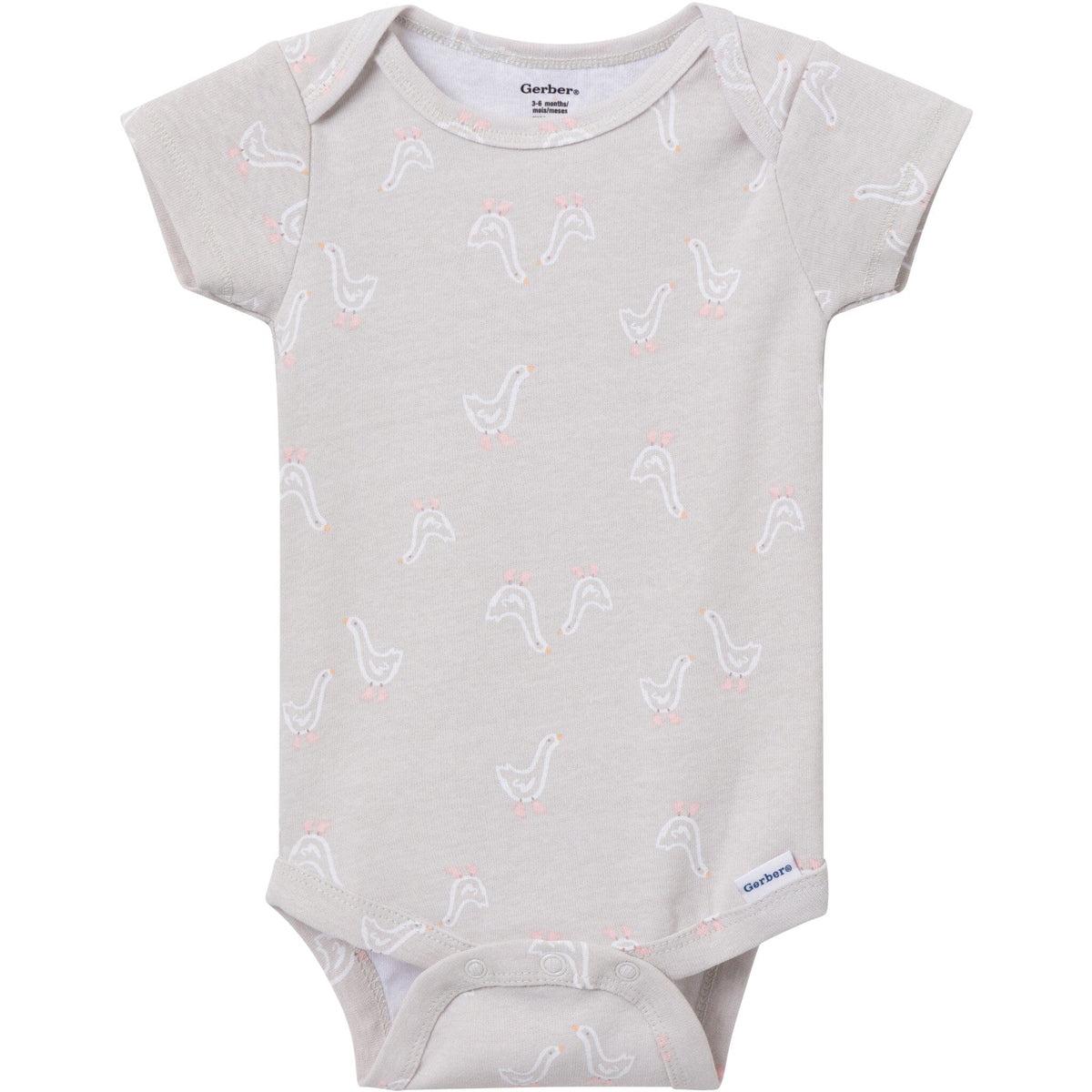 3-Pack Baby Girls Farm Family Short Sleeve Onesies® Bodysuits Onesies Bodysuits Gerber® 