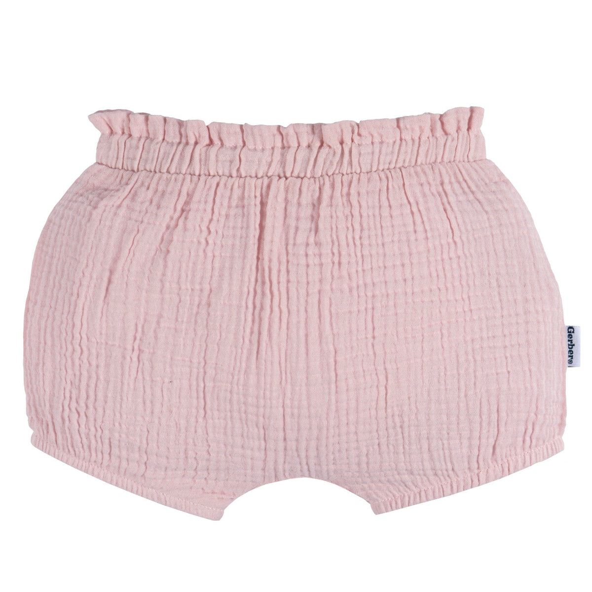 3-Pack Baby Girls Green/Navy/Pink Gauze Bubble Short