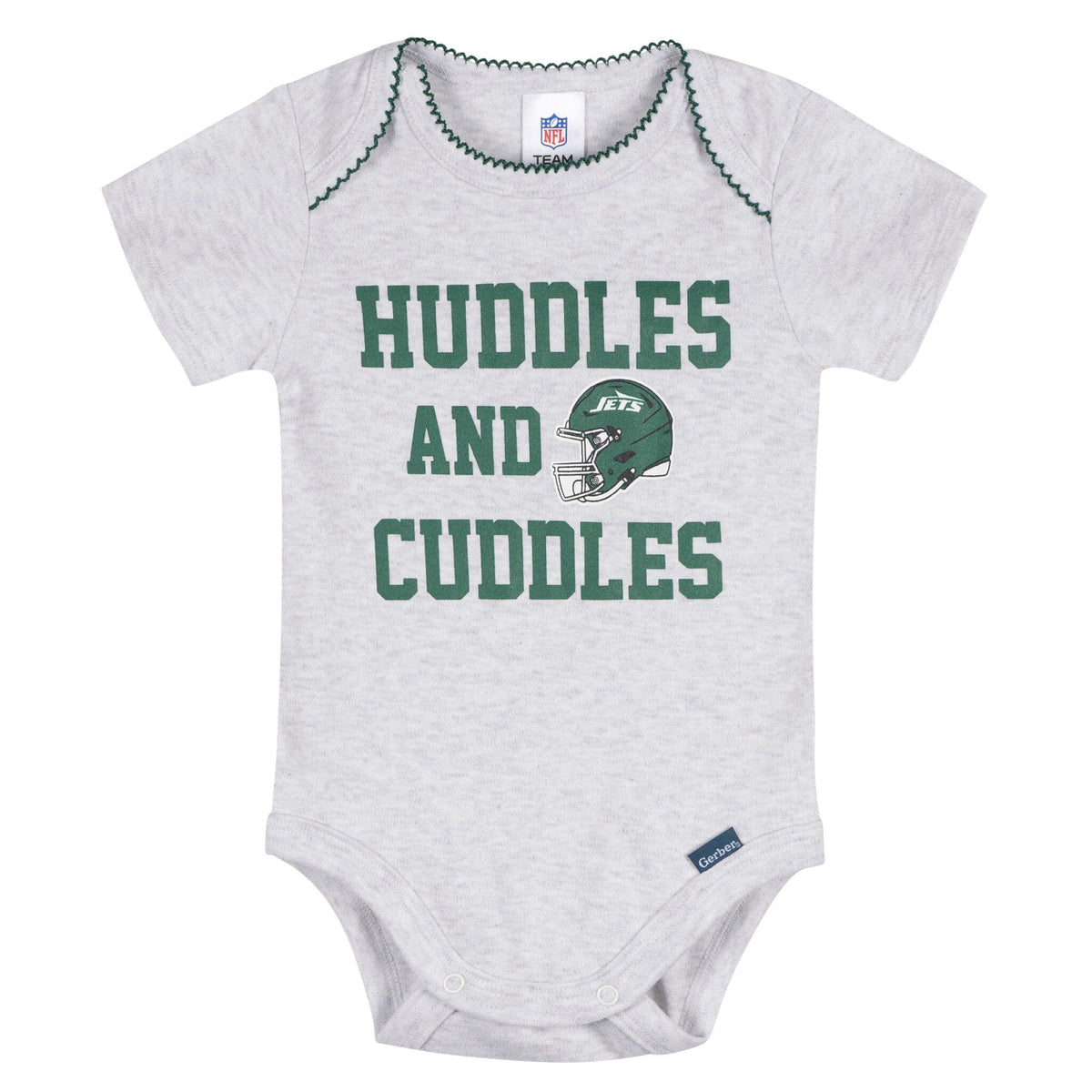 3-Pack Baby Girls New York Jets Bodysuit Set Onesies Bodysuits NFL 