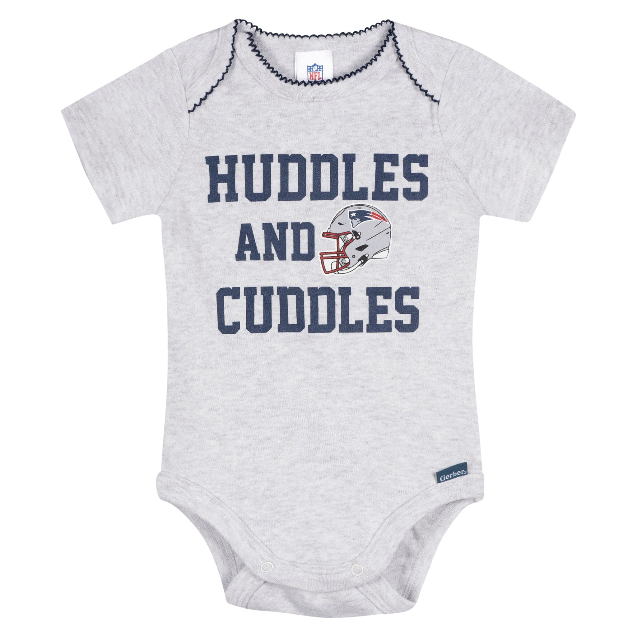 3-Pack Baby Girls New England Patriots Bodysuit Set Onesies Bodysuits NFL 