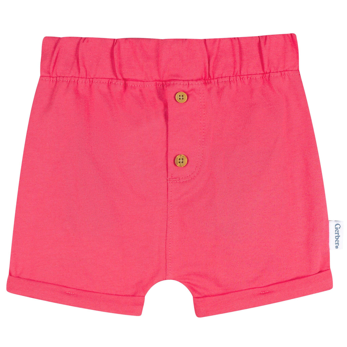 3-Pack Baby Girls Pink Shorts Pants & Bottoms Gerber® 