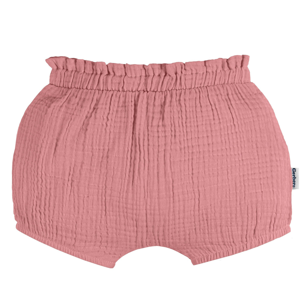 3-Pack Baby Girls Pink/Dot/Black Gauze Bubble Short